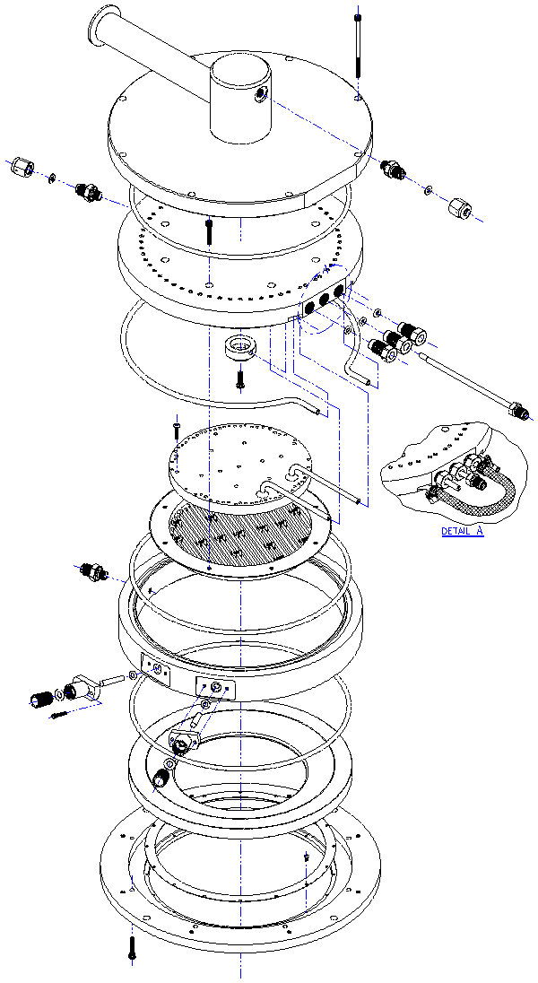 Tegal 903e Direct Cooled Chamber Drawing